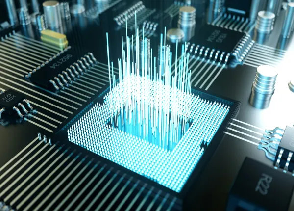Computer chip light