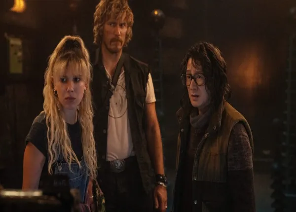 Milly Bobby Brown, Chris Pratt, and Ke Huy Quan play Michelle, Keats, and Dr. Amherst, respectively.