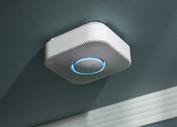 nest protect on ceiling